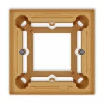 Puszka natynkowa pojedyncza kwadratowa ICON złoty