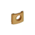 Zaślepka z wpustem do rurki fi 18 mm do puszki natynkowej pojedynczej PUO-1 złoty