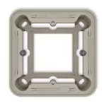 Puszka natynkowa pojedyncza zaokrąglona ICON i MINI taupe