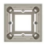 Puszka natynkowa pojedyncza kwadratowa ICON taupe