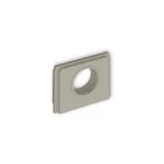 Zaślepka z wpustem do rurki fi 18 mm do puszki natynkowej pojedynczej PUK-1 / PUZ-1 taupe