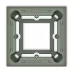 Puszka natynkowa pojedyncza kwadratowa ICON szałwiowy