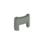 Zaślepka z wpustem do korytka 25x15 mm do puszki natynkowej pojedynczej PUO-1 szałwiowy