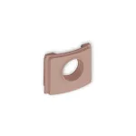 Zaślepka z wpustem do rurki fi 18 mm do puszki natynkowej pojedynczej PUO-1 łososiowy