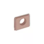 Zaślepka z wpustem do rurki fi 18 mm do puszki natynkowej pojedynczej PUK-1 / PUZ-1 łososiowy