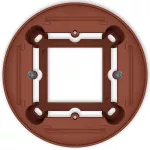 Puszka natynkowa pojedyncza okrągła ICON i MINI terakota