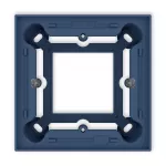 Puszka natynkowa pojedyncza kwadratowa ICON navy blue