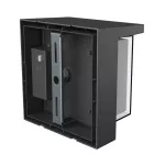 VERTO SQUARE EDGE 10W CCT 230V 160/120ST IP65 160X160X100MM CZARNY