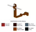Uchwyt dach.prof.pros.Z-śr. WZÓR 1 Hd=70mm /LA/ TYP AN-24C/LA/-N