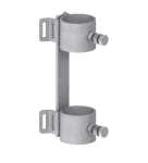 Uchwyt wysięgnika na słup okrągły/podwójny/ /OG/ TYP AN-205/OG/-N