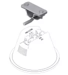 Nadstawka do uchwytu przew.w izol. wysokon./OG/ PW fi24 TYP AN-88J/OG/