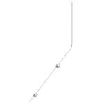 Iglica do podkonstrukcji paneli PV z zaciskami L=1250 mm /ALS/ | AN-90L/ALS/