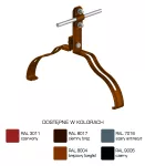 Uchwyt gąsior.prof. Z-śruba WZÓR 11 Hd=70mm /LA/ TYP AN-15M/LA/-N