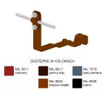 Uchwyt dach.prof.pros.Z-śr. WZÓR4 Hd=70mm /LA/ TYP AN-24M/LA/-N