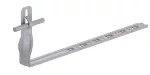 Uchwyt dach.regul.skr.Z-zag. L=420mm, Hd=70mm /OG/ TYP AN-23KL/OG/-N