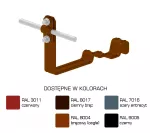 Uchwyt dach.prof.pros.Z-śr. WZÓR 26 Hd=70mm /LA/ TYP AN-26C/LA/-N