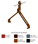 Uchwyt gąsior.prof. Z-śruba WZÓR 20 Hd=70mm /LA/ TYP AN-151P/LA/-N