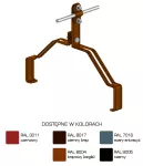 Uchwyt gąsior.prof. Z-śruba WZÓR 15 Hd=70mm /LA/ TYP AN-151K/LA/-N