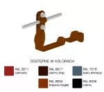 Uchwyt dach.prof.skr.Z-śr. WZÓR 3 Hd=70mm /LA/ TYP AN-27G/LA/-N