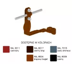 Uchwyt dach.prof.skr.Z-śr. WZÓR 31 Hd=70mm /LA/ TYP AN-29H/LA/-N