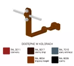 Uchwyt dach.prof.pros.Z-śr. WZÓR 3 Hd=70mm /LA/ TYP AN-24G/LA/-N