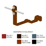 Uchwyt dach.prof.pros.Z-śr. WZÓR 34 H=10cm /LA/ TYP AN-26L/LA/-N