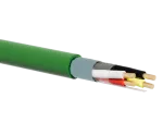 Kabel sterowniczy KNX / BUS EIB, J-2Y(St)H 2x2x0.8, LSOH Dca, 500m, zielony ALANTEC