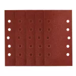 Papier ścierny na rzep 115 x 230 mm, P80, 5 szt., z 10 otworami