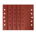 Papier ścierny na rzep 115 x 230 mm, P180, 5 szt., z 10 otworami