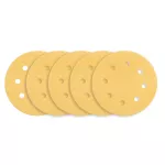 Papier ścierny na rzep 180 mm, P80, 5 szt., z 8 otworami do szlifierki 59G263