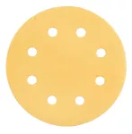 Papier ścierny na rzep 180 mm, P120, 5 szt., z 8 otworami do szlifierki 59G263