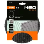 Siatka ścierna na rzep 180 mm, P40, 5szt do szlifierki 59G263