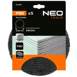 Siatka ścierna na rzep 180 mm, P80, 5szt do szlifierki 59G263