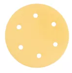 Papier ścierny na rzep 225 mm, P80, 5 szt., z 6 otworami do szlifierki 59G264, 59G265