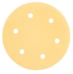 Papier ścierny na rzep 225 mm, P180, 5 szt., z 6 otworami do szlifierki 59G264, 59G265