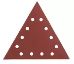 Papier ścierny na rzep P180, trójkątny z 12 otworami, 5szt do szlifierki 59G264