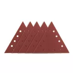 Papier ścierny na rzep P180, trójkątny z 12 otworami, 5szt do szlifierki 59G264