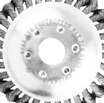 Szczotka druciana do kosy spalinowej 150 x 25,4 mm, twarda, druty splątane