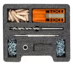 Zestaw do połączeń niewidocznych, 76 elementów