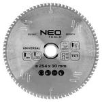 Tarcza do pilarki, widiowa, 254 x 30 mm, 80 zębów, uniwersalna