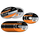 Tarcza tnąca do metalu 115 x 1.0 x 22.2 mm, 41 A60-R-BF, 10 szt.