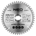 Tarcza do pilarki, zagłębiarki, widiowa, 165 x 1.5 x 2.6 x 20 mm, 48 zębów