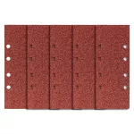 Papier ścierny 93 x 230 mm, P120, 5 szt., z 8 otworami