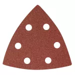 Papier ścierny delta na rzep 93 x 93 mm P100, 5 szt., z 6 otworami