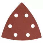Papier ścierny delta na rzep 93 x 93 mm P240, 5 szt., z 6 otworami