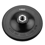 Tarcza mocująca z rzepem 125 mm x 4 mm, gwint M14