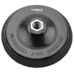 Tarcza mocująca z rzepem 125 mm x 12 mm, gwint M14