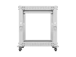 OPEN RACK 19" 12U 600X600-1100 REGULOWANY SZARY LANBERG