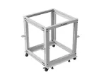 OPEN RACK 19" 12U 600X600-1100 REGULOWANY SZARY LANBERG