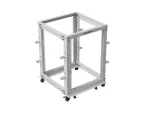 OPEN RACK 19" 15U 600X600-1100 REGULOWANY SZARY LANBERG